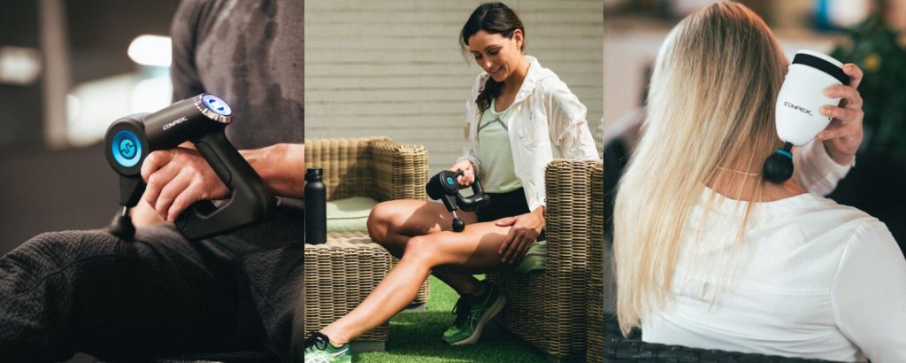 Fréquence d’usage d’un pistolet de massage illustrée à travers trois situations courantes : après sport, routine quotidienne et détente