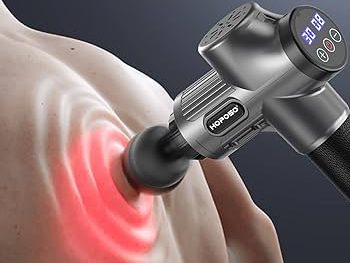 Schéma montrant le fonctionnement d’un pistolet de massage par percussion
